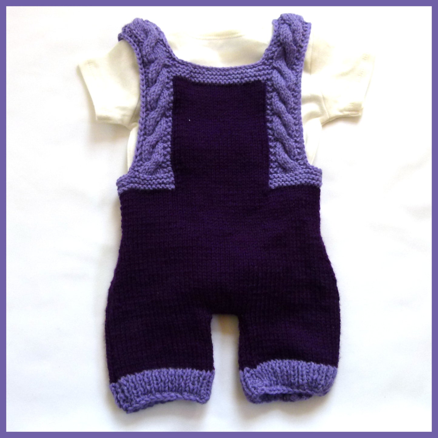 Pansy Baby Dungaree and Baby Bodysuit Set