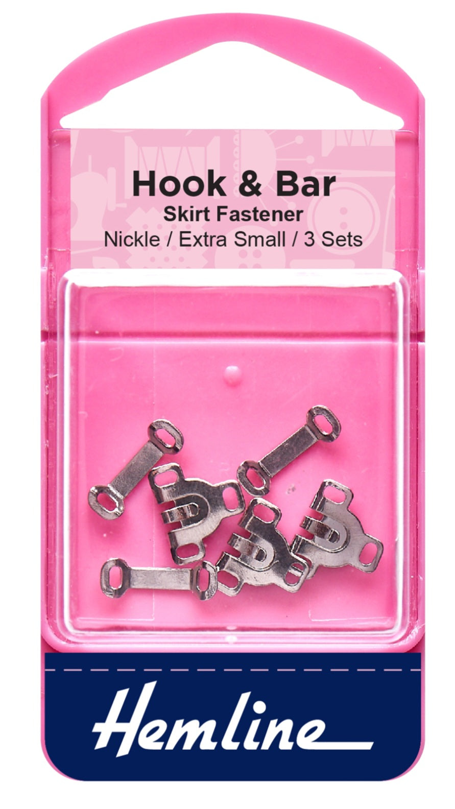 Hooks & Bars - mini - nickel