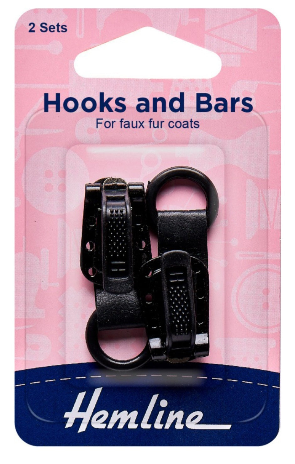 Hooks & Bars for faux fur coats - set of 2