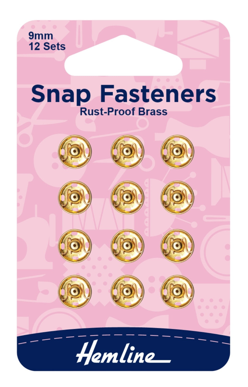 Snap Fasteners - rust proof brass