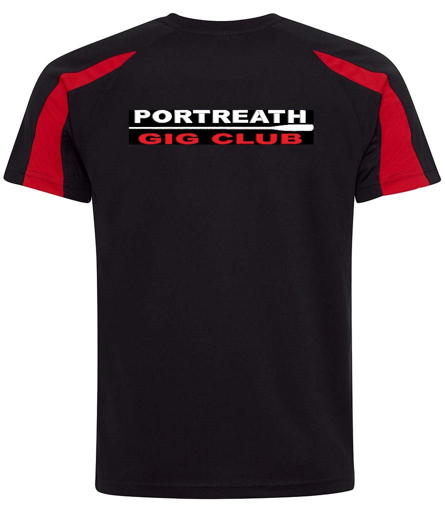 Portreath Gig Club cool contrast T-shirt
