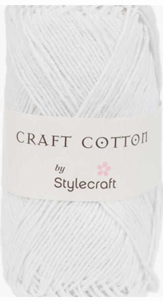 Craft Cotton - 100% Cotton - White 5001