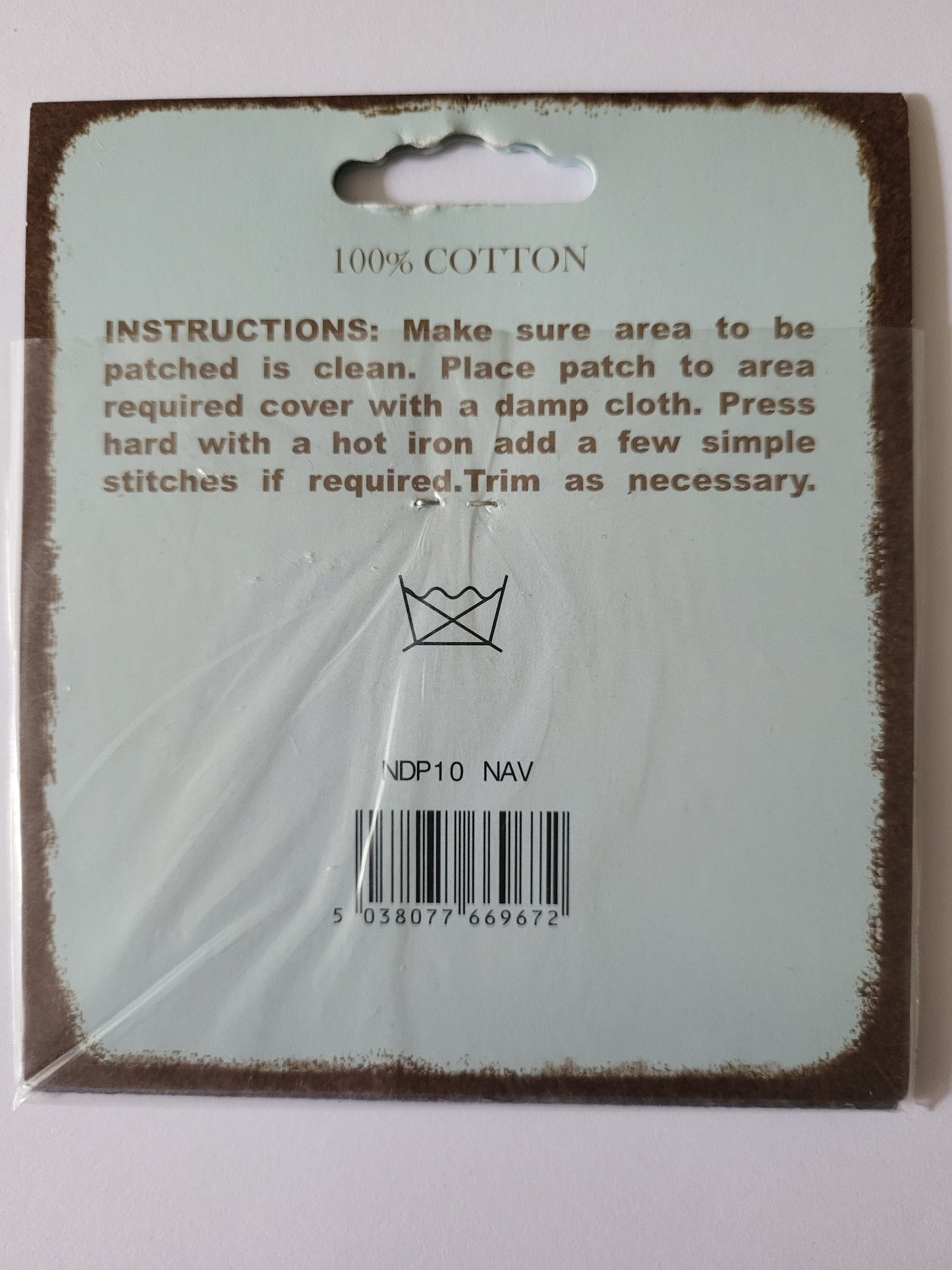 Iron on Cotton Patches