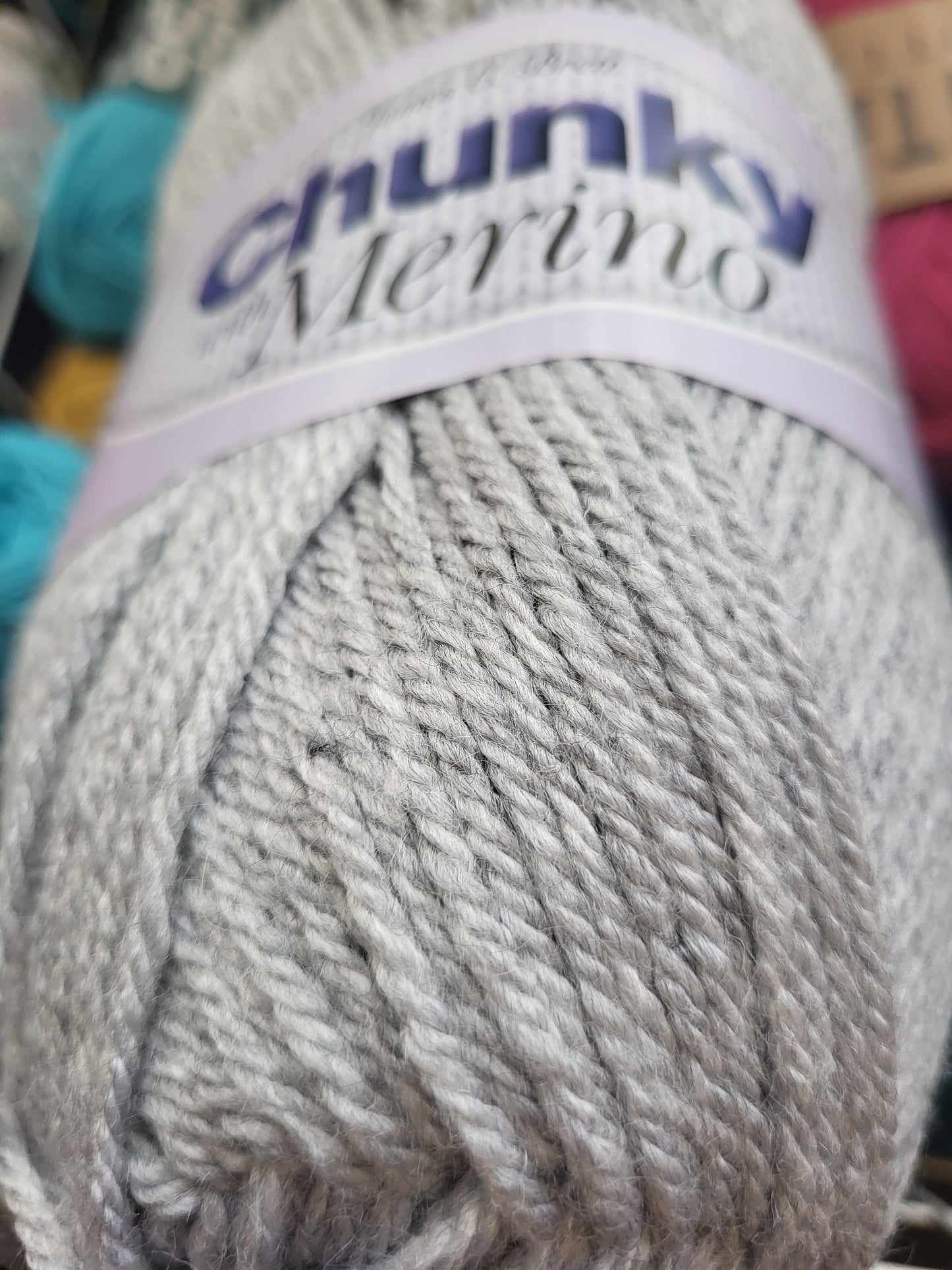 Chunky with Merino 100g