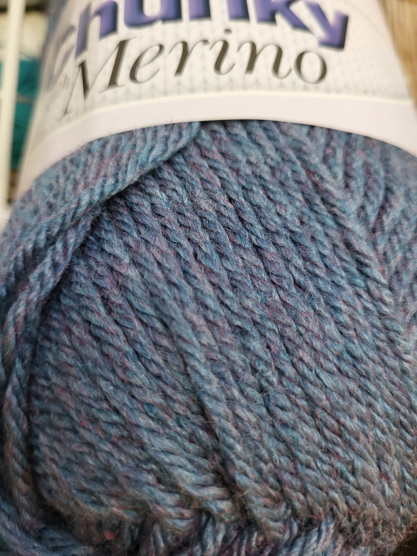 Chunky with Merino 100g