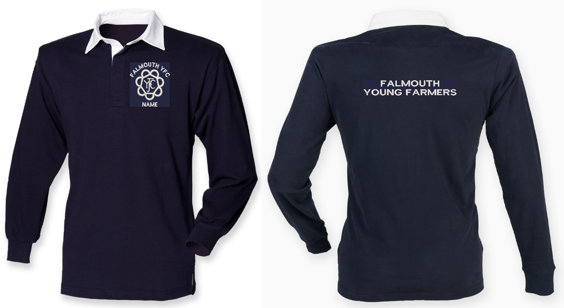 Falmouth Young Farmers Classic Rugby Shirt